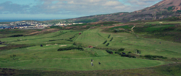 Golf in Husavik North Iceland